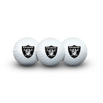 Las Vegas Raiders 3 Golf Balls In Clamshell