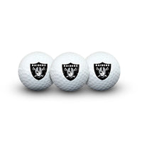 Las Vegas Raiders 3 Golf Balls In Clamshell