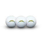 Los Angeles Chargers 3 Golf Balls In Clamshell