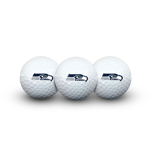 Seattle Seahawks 3 Golf Balls In Clamshell