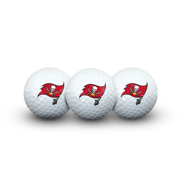 Tampa Bay Buccaneers 3 Golf Balls In Clamshell