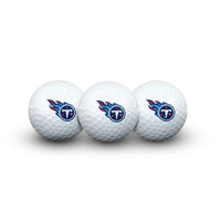Tennessee Titans 3 Golf Balls In Clamshell
