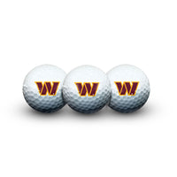 Washington Commanders 3 Golf Balls In Clamshell