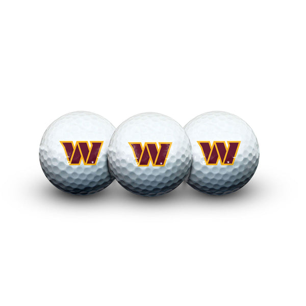 Washington Commanders 3 Golf Balls In Clamshell