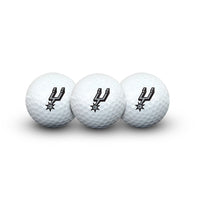 San Antonio Spurs 3 Golf Balls In Clamshell