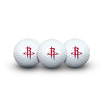 Houston Rockets 3 Golf Balls In Clamshell