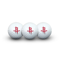 Houston Rockets 3 Golf Balls In Clamshell
