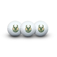 Milwaukee Bucks 3 Golf Balls In Clamshell