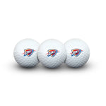 Oklahoma City Thunder 3 Golf Balls In Clamshell