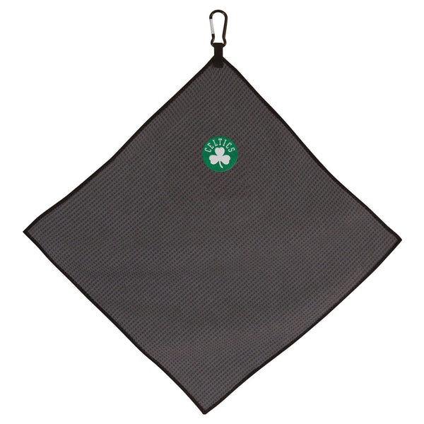 Boston Celtics Towel - Grey Microfiber 15" x 15"
