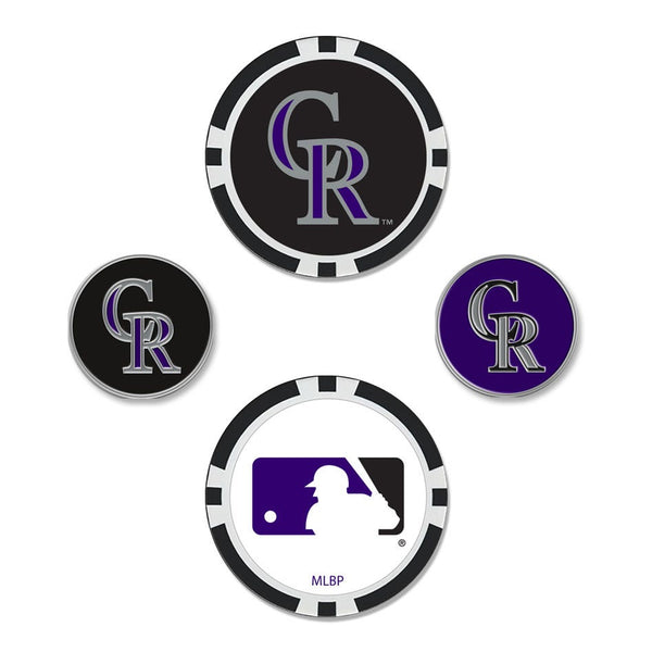 Colorado Rockies Ball Marker Set of four