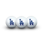 Los Angeles Dodgers 3 Golf Balls In Clamshell