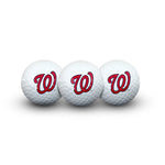 Washington Nationals 3 Golf Balls In Clamshell