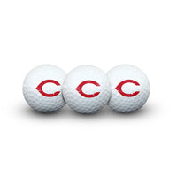 Cincinnati Reds 3 Golf Balls In Clamshell