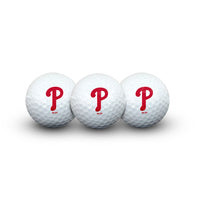 Philadelphia Phillies 3 Golf Balls In Clamshell