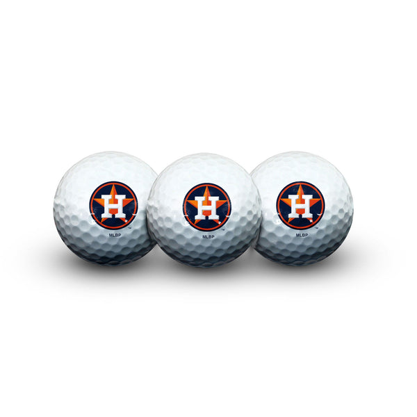 Houston Astros 3 Golf Balls In Clamshell