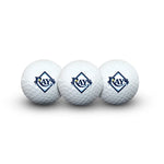 Tampa Bay Rays 3 Golf Balls In Clamshell