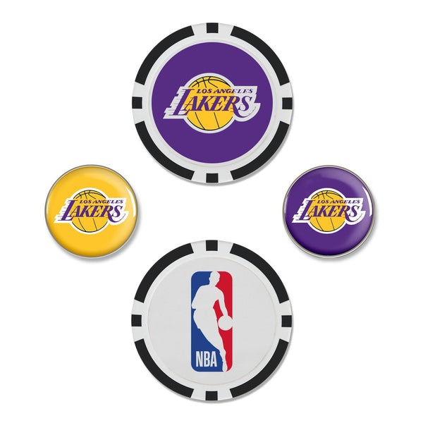 Los Angeles Lakers Ball Marker Set of four