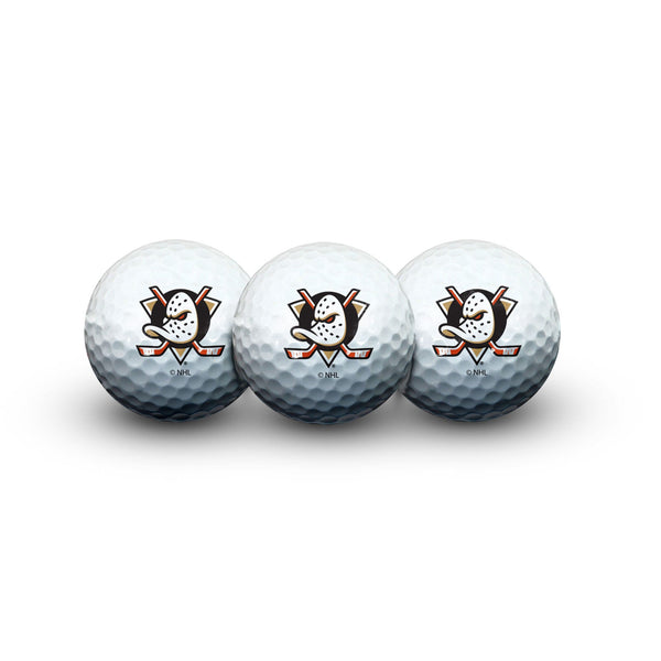 Anaheim Ducks 3 Golf Balls In Clamshell
