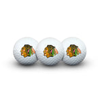 Chicago Blackhawks 3 Golf Balls In Clamshell