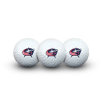 Columbus Blue Jackets 3 Golf Balls In Clamshell