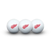 Detroit Red Wings 3 Golf Balls In Clamshell