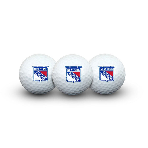 New York Rangers 3 Golf Balls In Clamshell