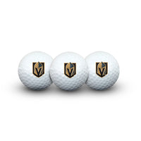 Vegas Golden Knights 3 Golf Balls In Clamshell