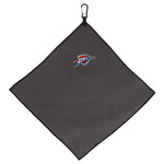 Oklahoma City Thunder Towel - Grey Microfiber 15" x 15"