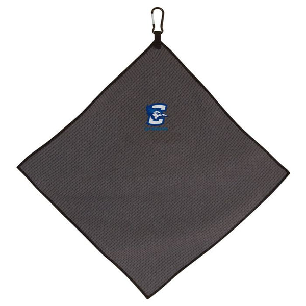 Wholesale-Creighton Bluejays Towel - Grey Microfiber 15" x 15"