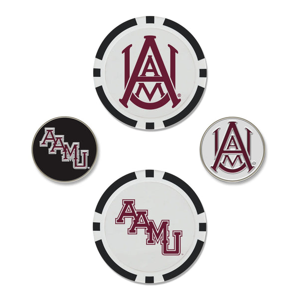 Alabama A&M Bulldogs Ball Marker Set of four