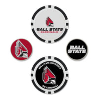 Wholesale-Ball State Cardinals Ball Marker Set of four