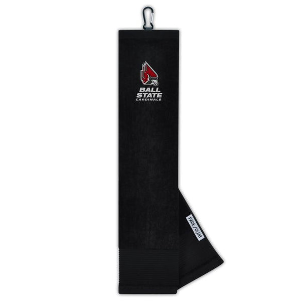Wholesale-Ball State Cardinals Towels - Face/Club