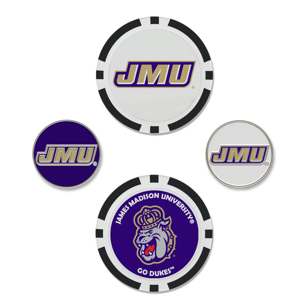 James Madison Dukes Ball Marker Set of four