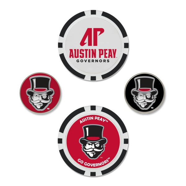 Wholesale-Austin Peay State Governors Ball Marker Set of four