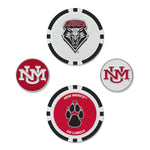 Wholesale-New Mexico Lobos Ball Marker Set of four