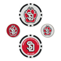 Wholesale-South Dakota Coyotes Ball Marker Set of four