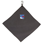 New York Rangers Towel - Grey Microfiber 15" x 15"