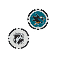 San Jose Sharks Ball Marker - Oversized indiv.