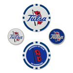 Tulsa Golden Hurricanes Ball Marker Set of four