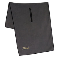 Tulsa Golden Hurricanes Towel - Grey Microfiber 19" x 41"