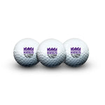 Sacramento Kings 3 Golf Balls In Clamshell