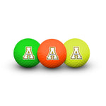 Appalachian State Mountaineers 3 Golf Balls In Clamshell