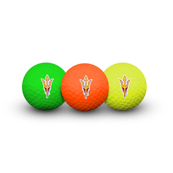 Arizona State Sun Devils 3 Golf Balls In Clamshell