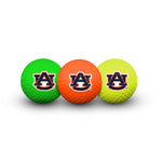 Auburn Tigers 3 Golf Balls In Clamshell