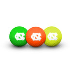 North Carolina Tar Heels 3 Golf Balls In Clamshell