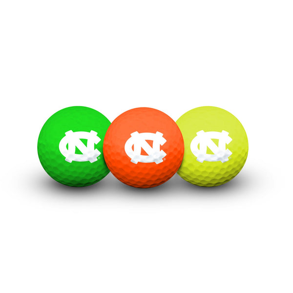 North Carolina Tar Heels 3 Golf Balls In Clamshell