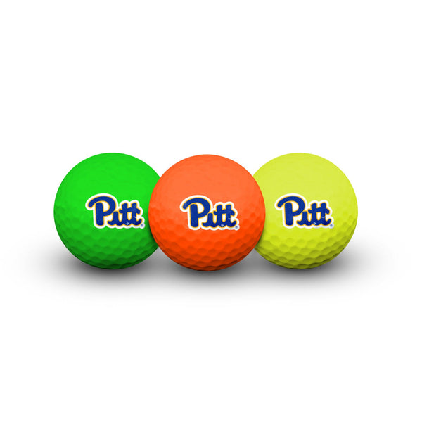 Pittsburgh Panthers 3 Golf Balls In Clamshell