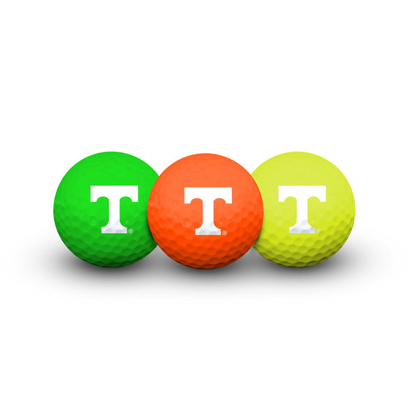 Tennessee Volunteers 3 Golf Balls In Clamshell
