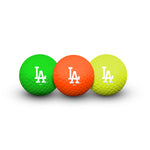 Los Angeles Dodgers 3 Golf Balls In Clamshell